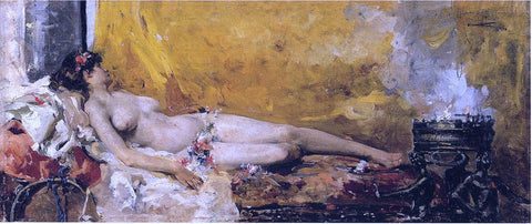  Joaquin Sorolla Y Bastida Resting Bacchante - Hand Painted Oil Painting