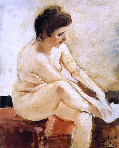  Joaquin Sorolla Y Bastida Seated Nude - Hand Painted Oil Painting