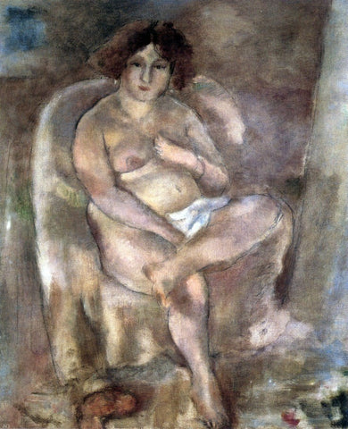  Jules Pascin Woman Seated in an Armchair - Hand Painted Oil Painting