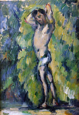  Paul Cezanne Bather - Hand Painted Oil Painting
