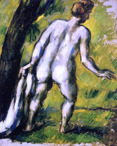  Paul Cezanne Bather from the Back - Hand Painted Oil Painting