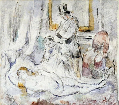  Paul Cezanne Olympia - Hand Painted Oil Painting