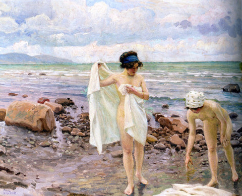  Paul-Gustave Fischer The Bathers - Hand Painted Oil Painting