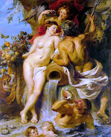 Peter Paul Rubens The Union of Earth and Water - Hand Painted Oil Painting