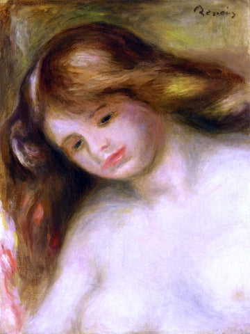  Pierre Auguste Renoir Bust of a Young Nude - Hand Painted Oil Painting