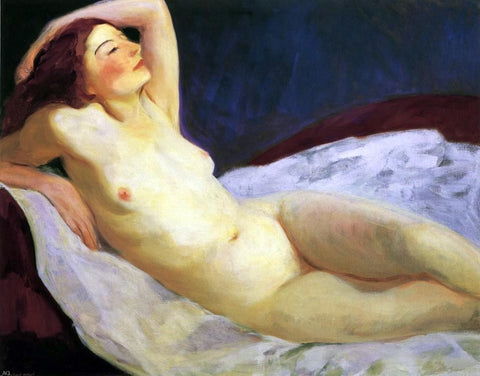  Robert Henri Reclining Nude (Barbara Brown) - Hand Painted Oil Painting
