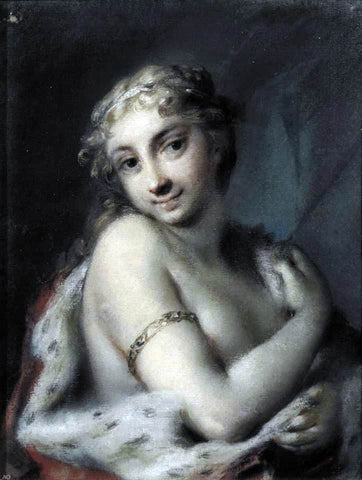  Rosalba Carriera Winter - Hand Painted Oil Painting