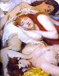  Sir Lawrence Alma-Tadema Exhausted Maenides After the Dance - Hand Painted Oil Painting