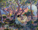  Theo Van Rysselberghe In the Shade of the Pines - Hand Painted Oil Painting