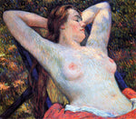  Theo Van Rysselberghe A Model's Siesta - Hand Painted Oil Painting