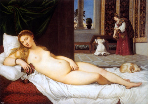  Titian The Venus of Urbino - Hand Painted Oil Painting