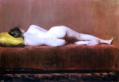  William Merritt Chase Nude Recumbent - Hand Painted Oil Painting