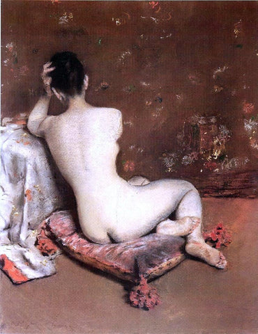  William Merritt Chase The Model - Hand Painted Oil Painting