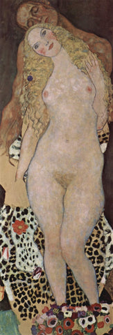  Gustav Klimt Adam and Eve (unfinished) - Hand Painted Oil Painting