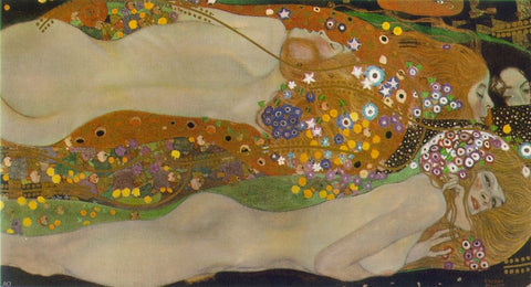  Gustav Klimt Water Serpents II - Hand Painted Oil Painting