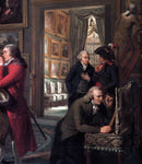  Adriaan De Lelie The Art Gallery of Jan Gildemeester (detail) - Hand Painted Oil Painting