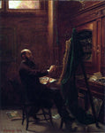  Emanuel Gottlieb Leutze Worthington Whittredge in His Tenth Street Studio - Hand Painted Oil Painting