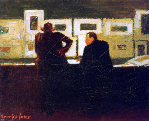  George Luks The Chapman Gallery - Hand Painted Oil Painting