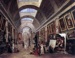  Hubert Robert Design for the Grande Galerie in the Louvre - Hand Painted Oil Painting