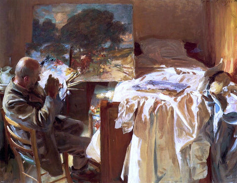  John Singer Sargent An Artist in His Studio - Hand Painted Oil Painting