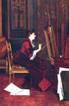  Jules Adolphe Goupil L'Artiste Dans L'Atelier - Hand Painted Oil Painting