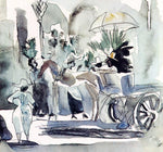  Jules Pascin Horse and Carriage - Hand Painted Oil Painting