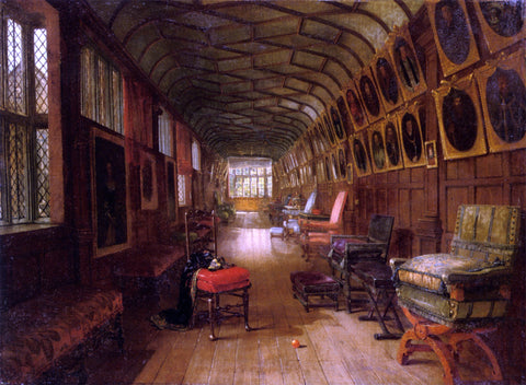  Louise Rayner The Brown Gallery - Knole Kent - Hand Painted Oil Painting