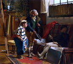  Luigi Bechi The Artist's Studio - Hand Painted Oil Painting