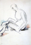  Paul Cezanne Seated Nude (also known as Ishmael) - Hand Painted Oil Painting