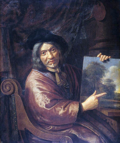 Pieter Jansz. Van Asch Self-portrait - Hand Painted Oil Painting