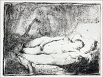  Rembrandt Van Rijn Woman Lying on a Bed - Hand Painted Oil Painting