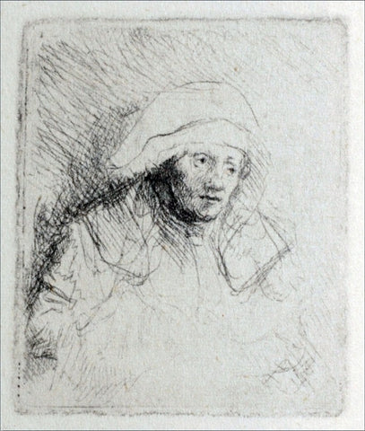  Rembrandt Van Rijn Rembrandt's Wife - Dying - Hand Painted Oil Painting
