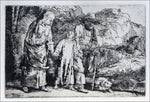  Rembrandt Van Rijn The Flight into Egypt; The Holy Family Crossing the Rill - Hand Painted Oil Painting