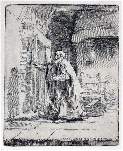  Rembrandt Van Rijn Tobit Blind, with the Dog - Hand Painted Oil Painting