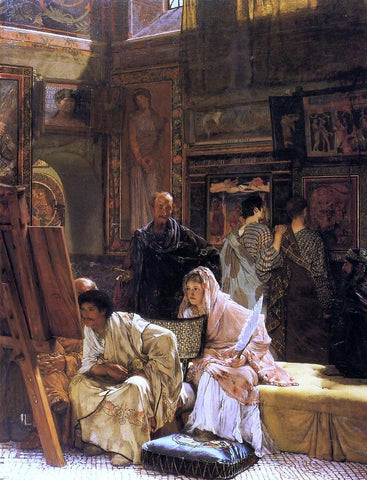  Sir Lawrence Alma-Tadema The Picture Gallery - Hand Painted Oil Painting
