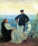  Abbott Fuller Graves Flirtation - Hand Painted Oil Painting