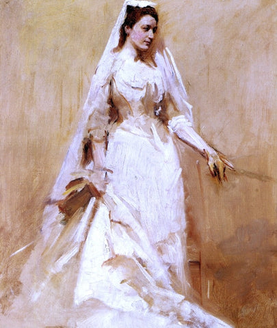  Abbott Handerson Thayer A Bride - Hand Painted Oil Painting
