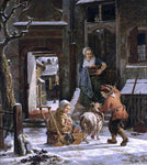  Abraham Van I Strij A Winter Scene - Hand Painted Oil Painting