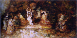  Adolphe-Joseph-Thomas Monticelli Scene de Theatre - Hand Painted Oil Painting