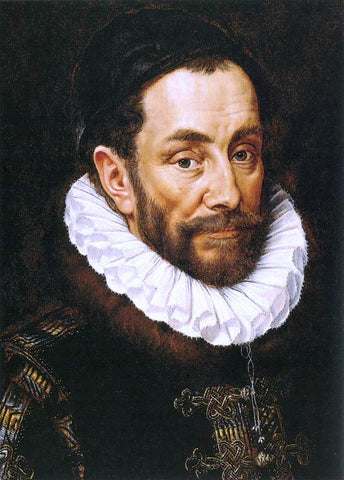  Adriaen Thomasz Key William I, Prince of Orange, called William the Silent - Hand Painted Oil Painting