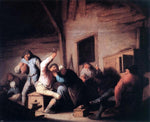  Adriaen Van Ostade Carousing Peasants in a Tavern - Hand Painted Oil Painting