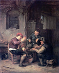  Adriaen Van Ostade Three Peasants at an Inn - Hand Painted Oil Painting