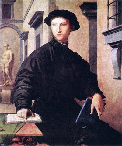  Agnolo Bronzino Ugolino Martelli - Hand Painted Oil Painting