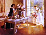  Albert Lynch Fresh From The Garden - Hand Painted Oil Painting