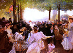  Albert Adolphe Dagnaux Avenue Du Bois-De-Boulogne - Hand Painted Oil Painting