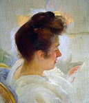  Alberto Pla Y Rubio Retrato de Mujer - Hand Painted Oil Painting
