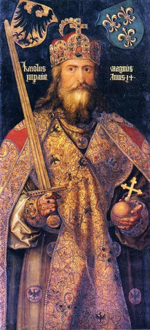  Albrecht Durer Emperor Charlemagne - Hand Painted Oil Painting