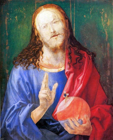  Albrecht Durer Salvator Mundi - Hand Painted Oil Painting