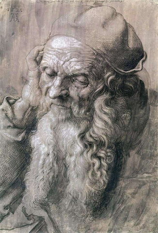  Albrecht Durer Study of a Man Aged 93 - Hand Painted Oil Painting
