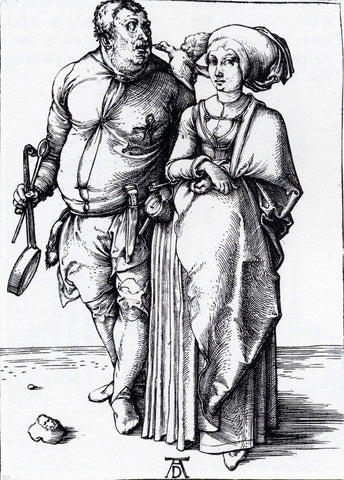 Albrecht Durer The Cook And His Wife - Hand Painted Oil Painting